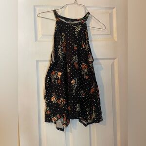 Dynamite Black Floral Women's Skirt